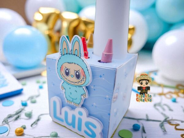 caja cubo para colorear personalizada con crayolas y dibujos | entrega en 5 días - imagen 5